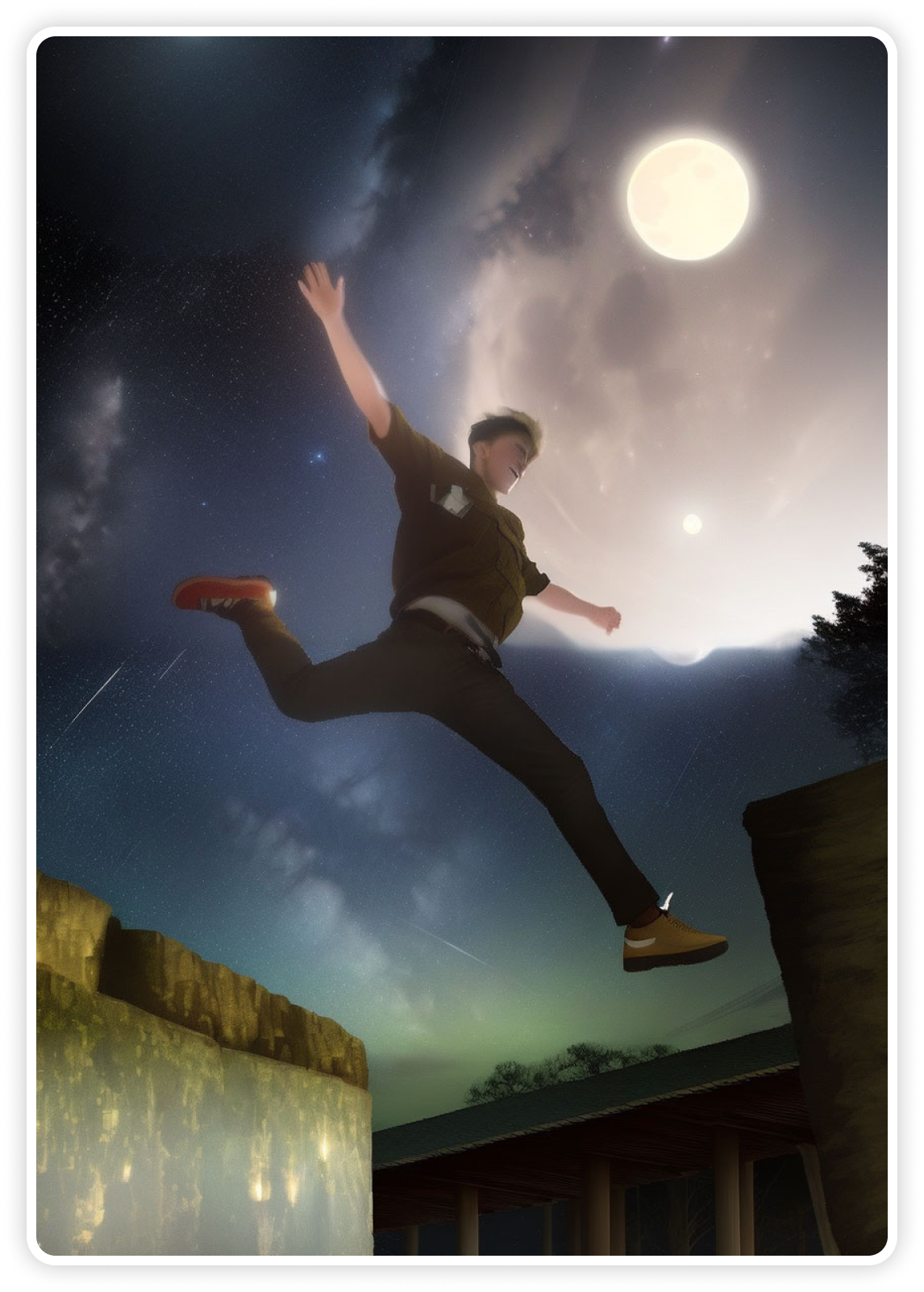 AI Image transformation - Night